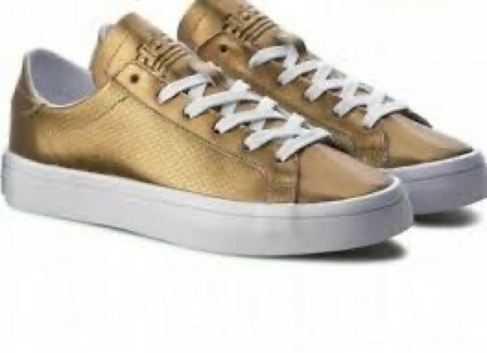 Adidas court shop vantage gold