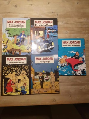 Max Jordan Samlebind, Maurice Tillieux, Tegneserie, 

Max Jordan komplet samlebinds samling

Max Jor