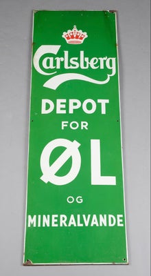 Søger dette Carlsberg emaljeskilt fra Glud & Marstrand. Skal være i rimelig og original stand.  Pris