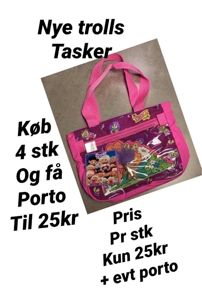 Nye Trolls børne tasker, Trolls – dba.dk – Køb og Salg og Brugt