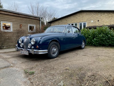 Jaguar MK. II, Benzin, 1962, km 5000, blå, nysynet, 4-dørs, servostyring, Den mest attraktive model 