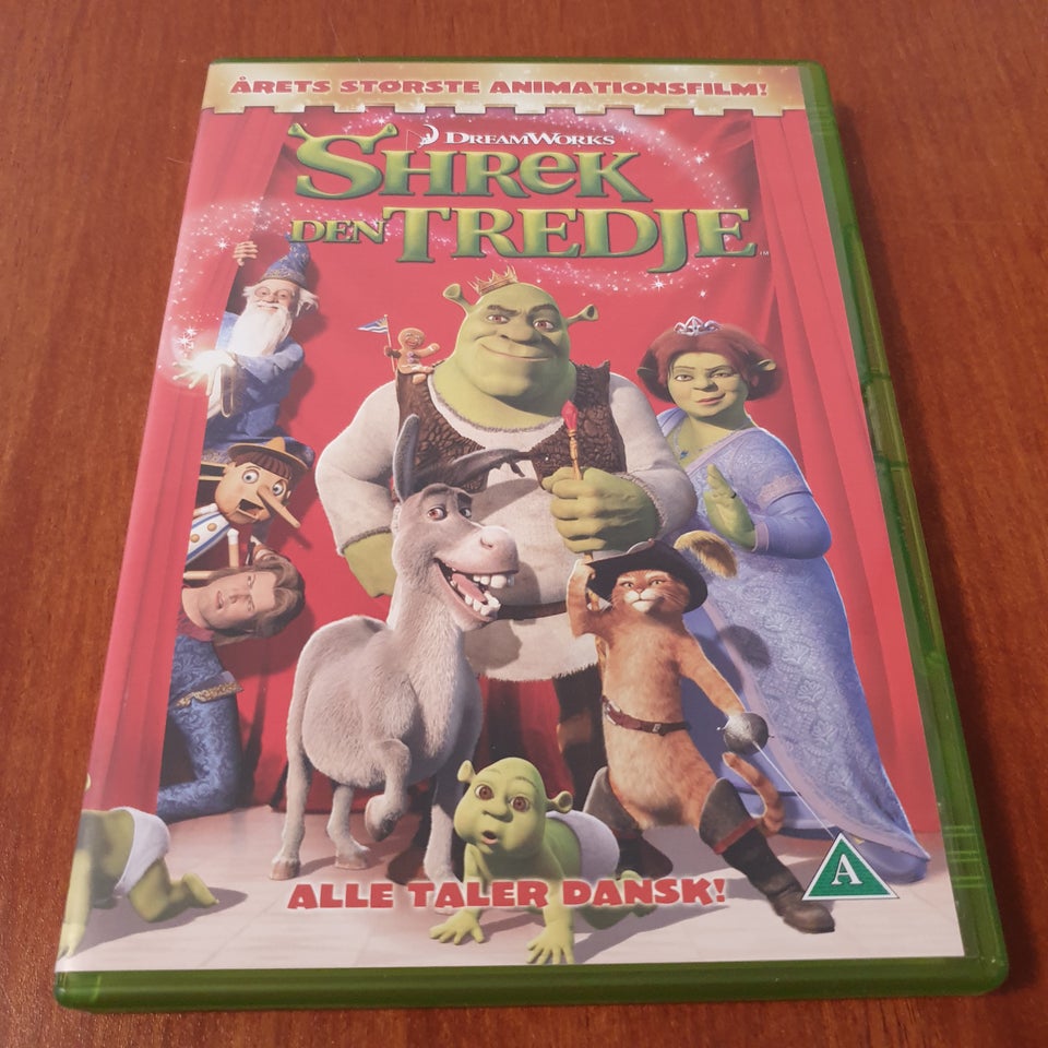 SHREK The THIRD (SHREK Den TREDJE), DVD, animation