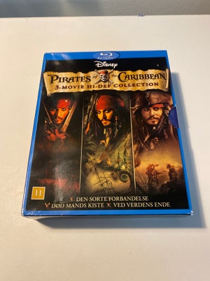 Pirates of the Caribbean, instruktør Disney, Blu-ray, action, Pirates of the Caribbean blu-ray bokss