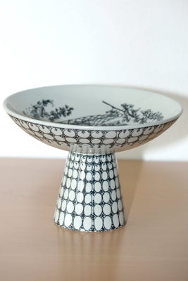 Keramik, Opsats, Bjørn Winblad, Bjørn Winblad opsats i sort og hvid fra Nymølle Keramik nr. 3003-408