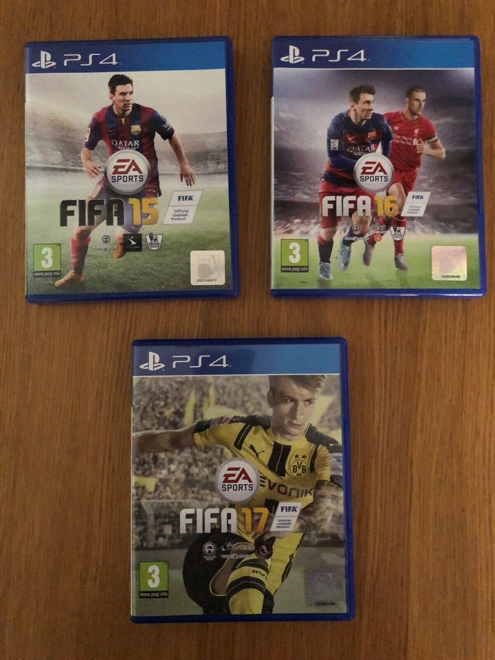 FIFA 16 &17, PS4, sport