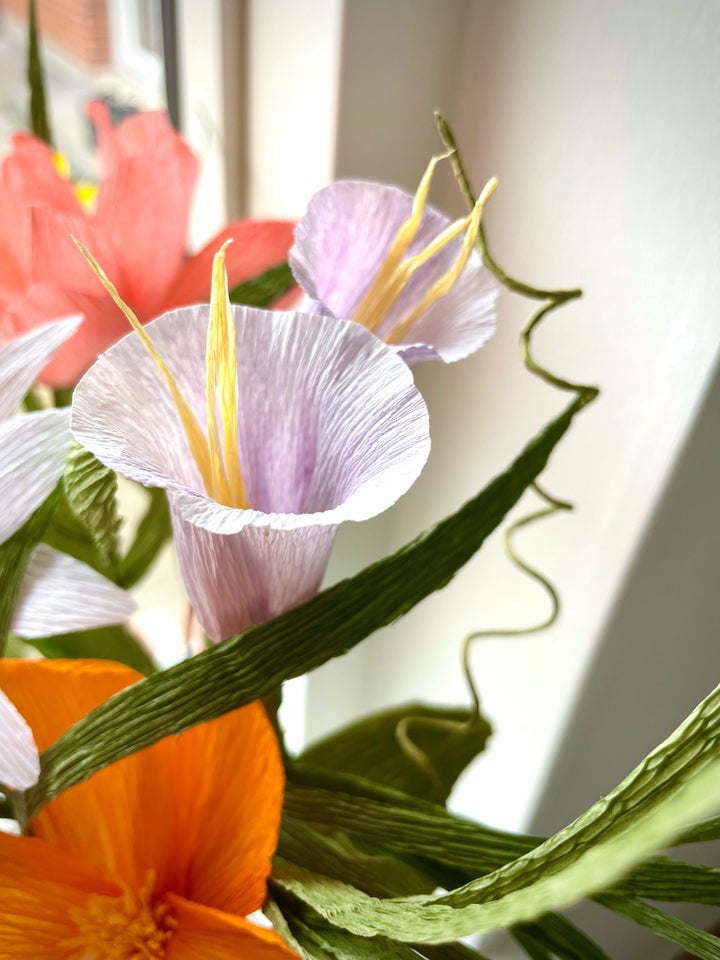 Håndlavede papirblomster