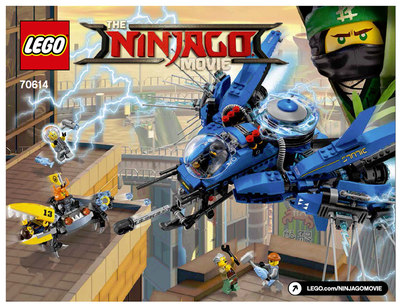 Lego Ninjago, 70614 Movie Lightning Jet
Komplet med byggevejledning, alle 6 minifigurer, klistermærk