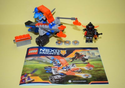 Lego Nexo Knights, 4 forskellige sæt, 70310 Knighton Battle Blaster: 30 kr.
70318 The Glob Lobber: 3