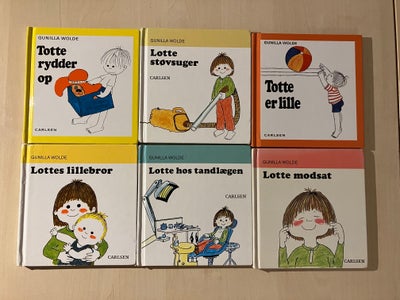 Lotte / Totte, Gunilla Wolde, 6 bøger 
Samlet pris 100,- 