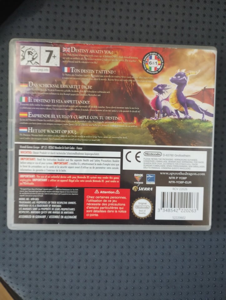 The Legend Of Spyro: Dawn Of The Dragon, Nintendo DS