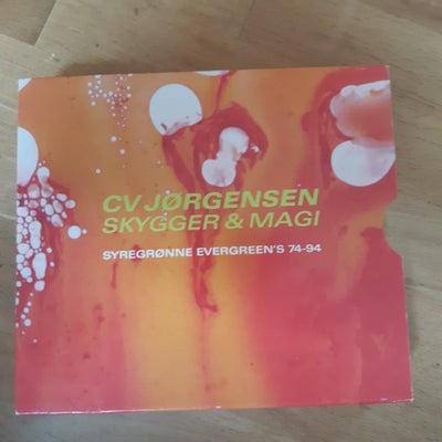 cv jørgensen: syregrønne evergreens 74-94, andet, dobbelt cd med med tilhørende teksthæfte