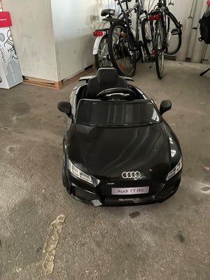 Audi TT RS elektrisk bil til børn., fjernstyret, Audi TT RS, Elektrisk fjernstyret børne bil som bar