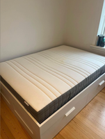 1½ seng, IKEA Brimnes seng, b: 140 l: 200