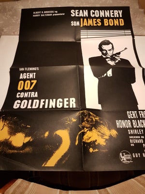 Andre samleobjekter, Orginal Biograf Films Plakat James Bond Goldfinger
Du er velkommen til at se mi