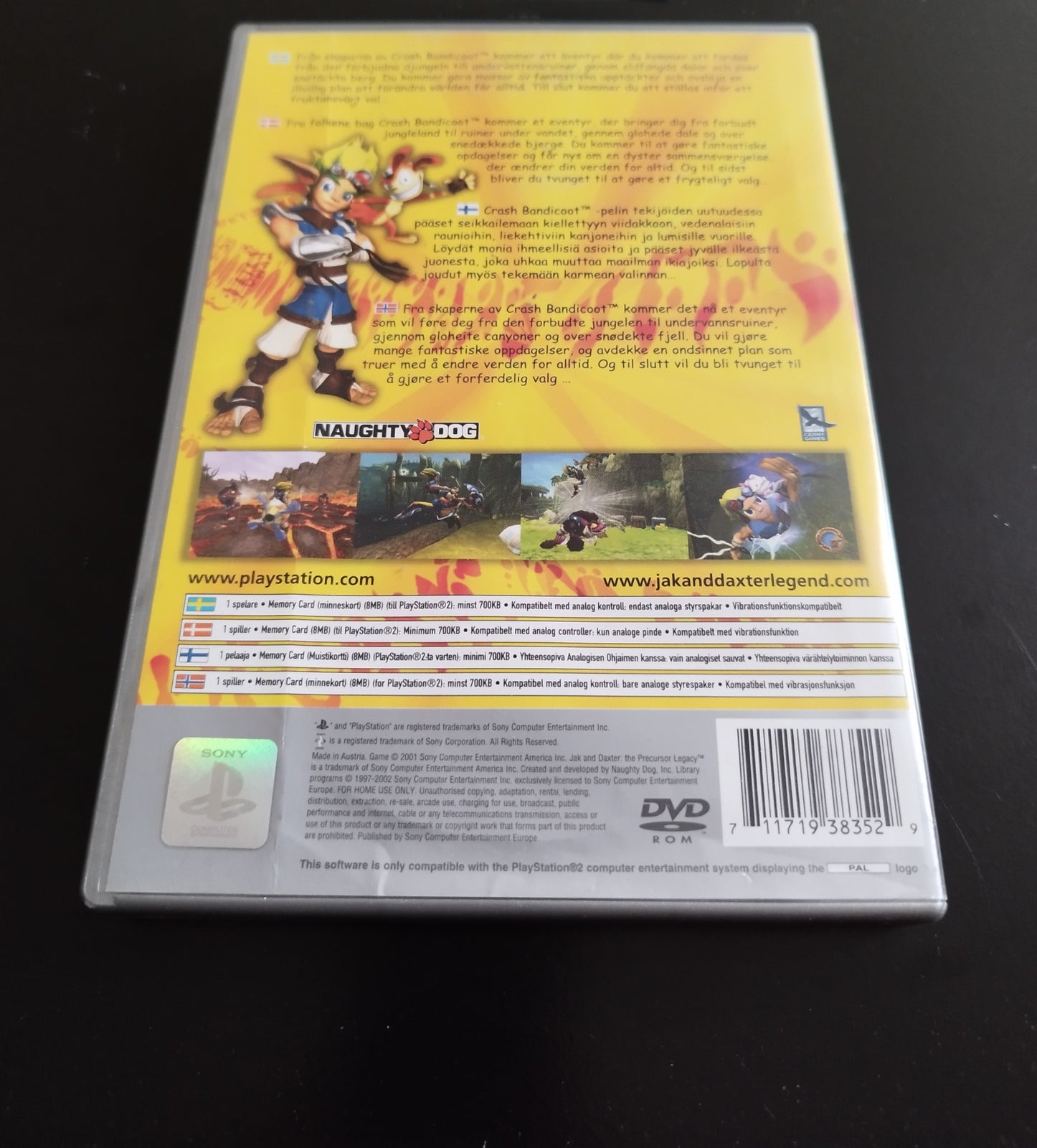 Jak and Daxter: The Precursor Legacy - PS2 spil, PS2