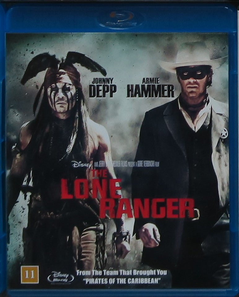 The Lone Ranger, Blu-ray, action