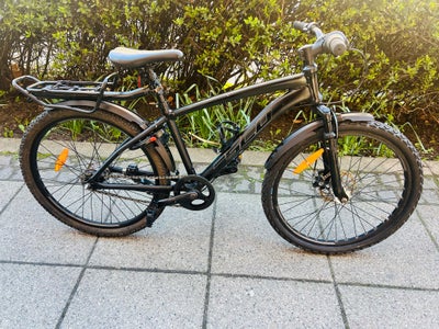 Drengecykel, citybike, SCO, 24, 24 tommer hjul, 7 gear, stelnr. WBL18858S, Sælger den pæne cykel.Den