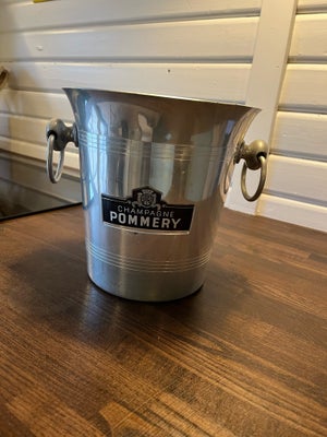 Champagnekøler vintage, Pommery, Fin gammel fransk champagne køler