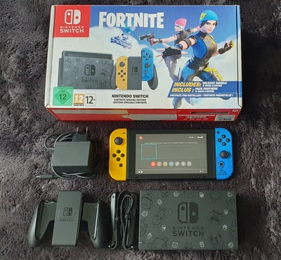 Nintendo Switch, Fortnite Limited Edition, Perfekt, Hej, jeg sælger denne her Nintendo Switch Fortni