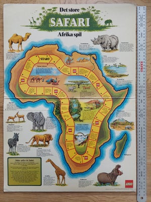 Lego Games, Det store Afrikaspil - Safari, Lego Safari spillet fra 1983. Rejse gennem Afrika og saml