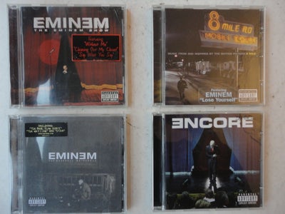 EMINEM : RAP , hiphop, 4 forskelige CDer , pris per styk :