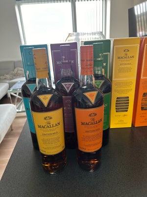 Spiritus, Macallan no 2-3-4-5-6, Bytter også gerne med ander whisky 