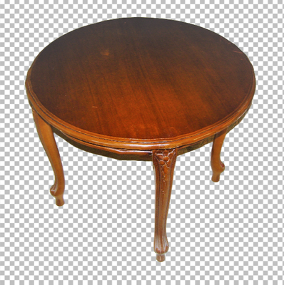 Lampebord, mahogni, b: 60 l: 60 h: 50, elegant, lille rundt, mahognipoleret  bord med udskæringer. B
