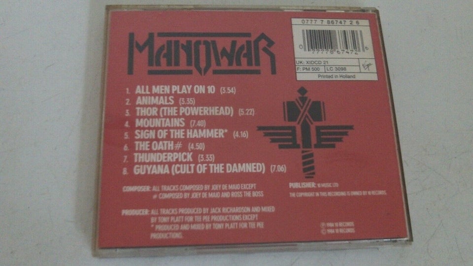 ManoWar: Sign Of The Hammer, metal