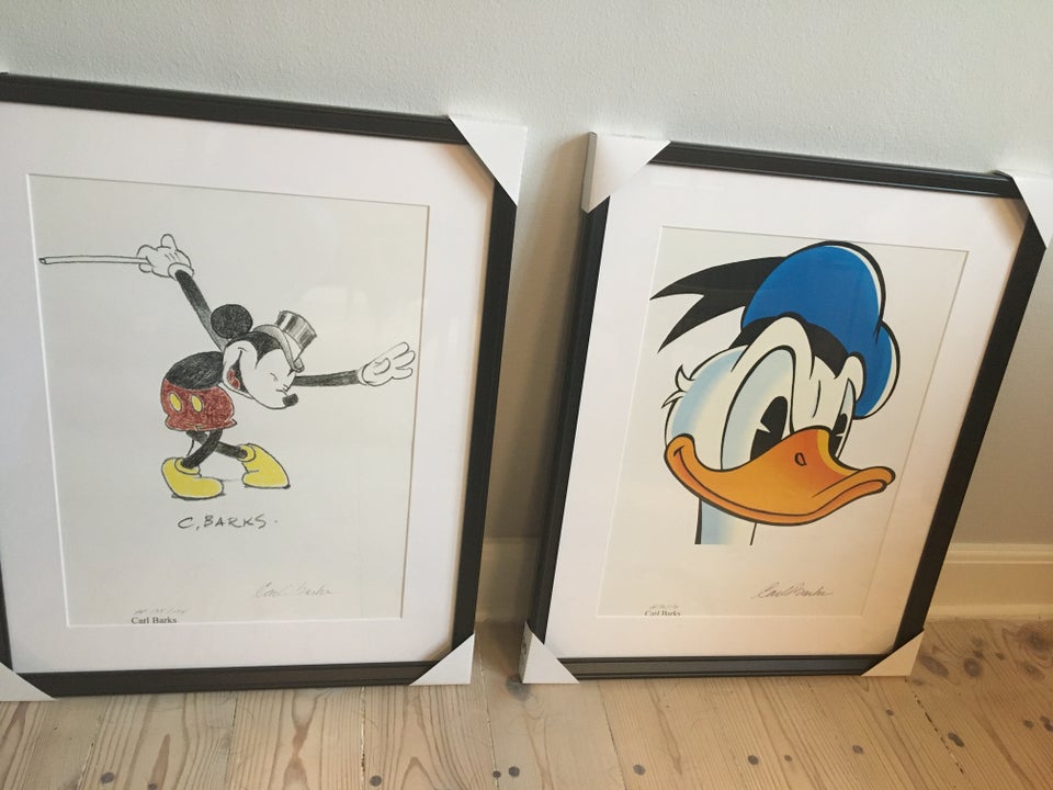 Serigrafi, Carl Barks, motiv: Mickey Mouse