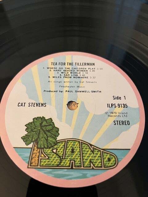 LP, Cat Stevens, Tea for the Tillerman