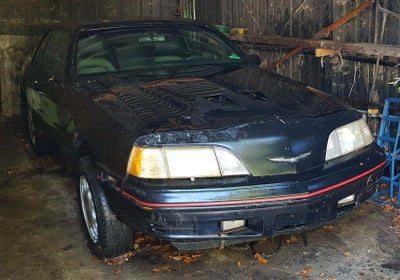 Ford Thunderbird, 3,8 V6 aut., Benzin, aut. 1989, sort, klimaanlæg, aircondition, 2-dørs, centrallås