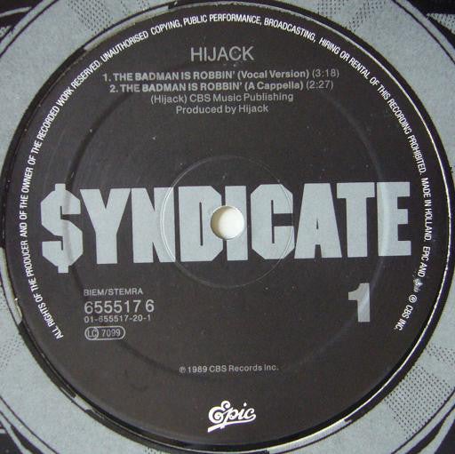 Maxi-single 12", Hijack