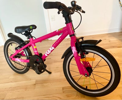 Unisex børnecykel, classic cykel, andet mærke, Frog 48, 16 tommer hjul, 0 gear, Super fin Frog letvæ