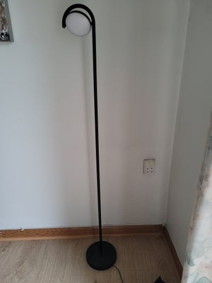 Gulvlampe, HAY Marselis Floor lamp, Gulv lampe 126 cm. Soft Black.