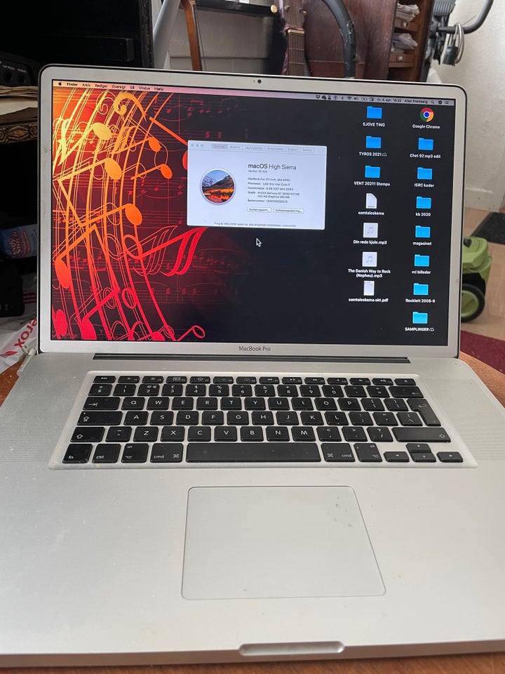 MacBook Pro, 2,66GHz GHz, 8 GB ram