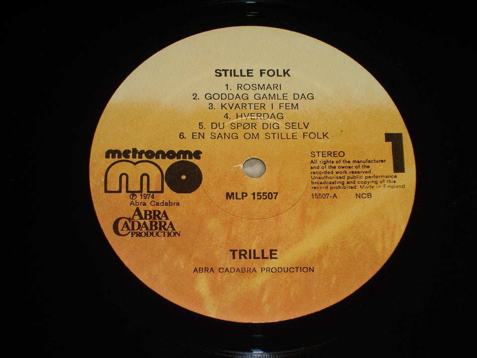 LP, Trille, Stille Folk