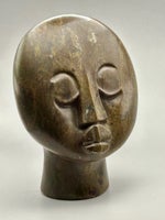 Afrikansk Shona skulptur, Chikwanda, motiv: Ansigt -