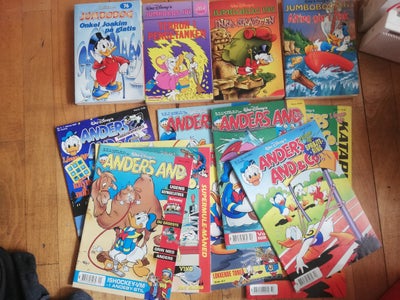 Tegneserier, 25 Anders And blade og 4 Jumbobøger. God stand. Samlet kun 50 kr. 