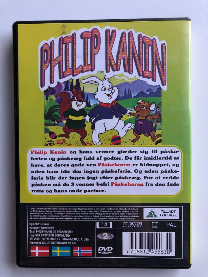 Philip Kanin og påskeharen, instruktør Whamo