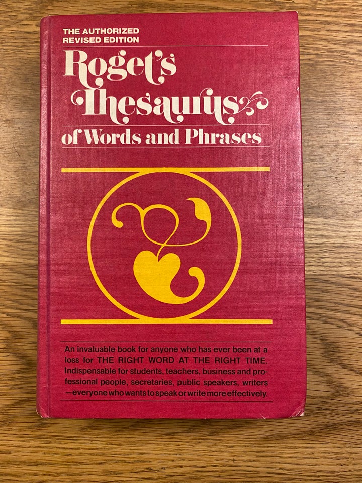 Roget’s Thesaurus of words and phrases, Roget, år 1980