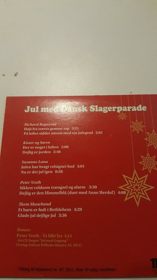 (##) Various / diverse: CD : Jul med dansk slagerparade,