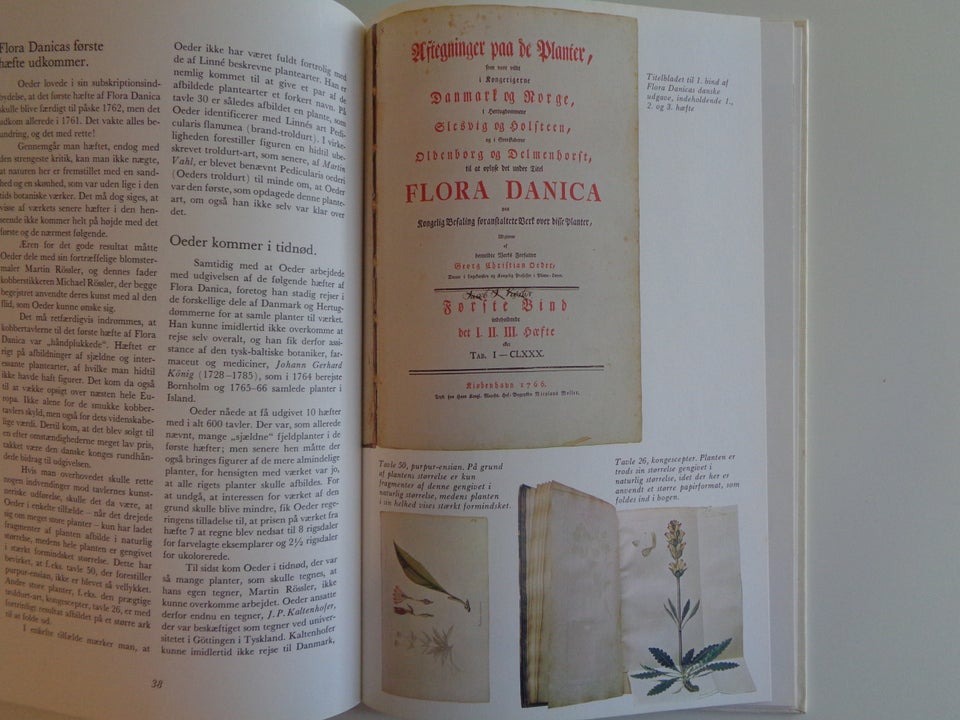 'Historien om Flora Danica'., M. Skytte Christiansen.,