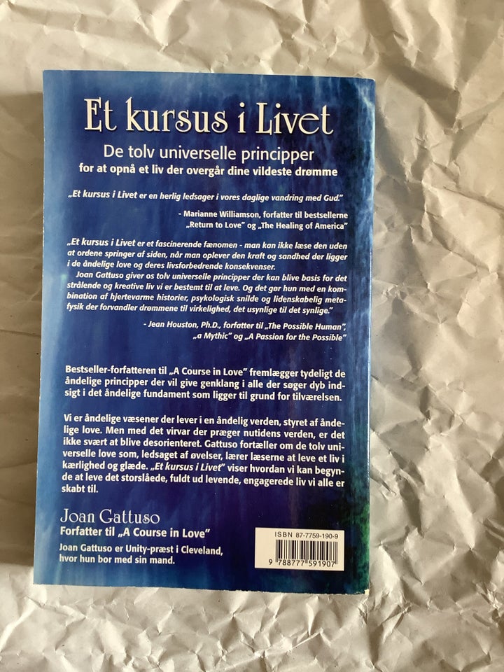 Et kursus i livet, Joan Colluso, emne: personlig udvikling