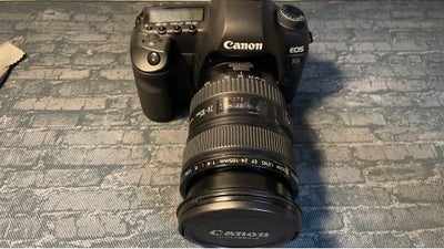 Canon, EOS 5D Mark II, spejlrefleks, 21 megapixels, God, Canon EOS 5D Mark II. 
Med EF 24-105 mm. F/