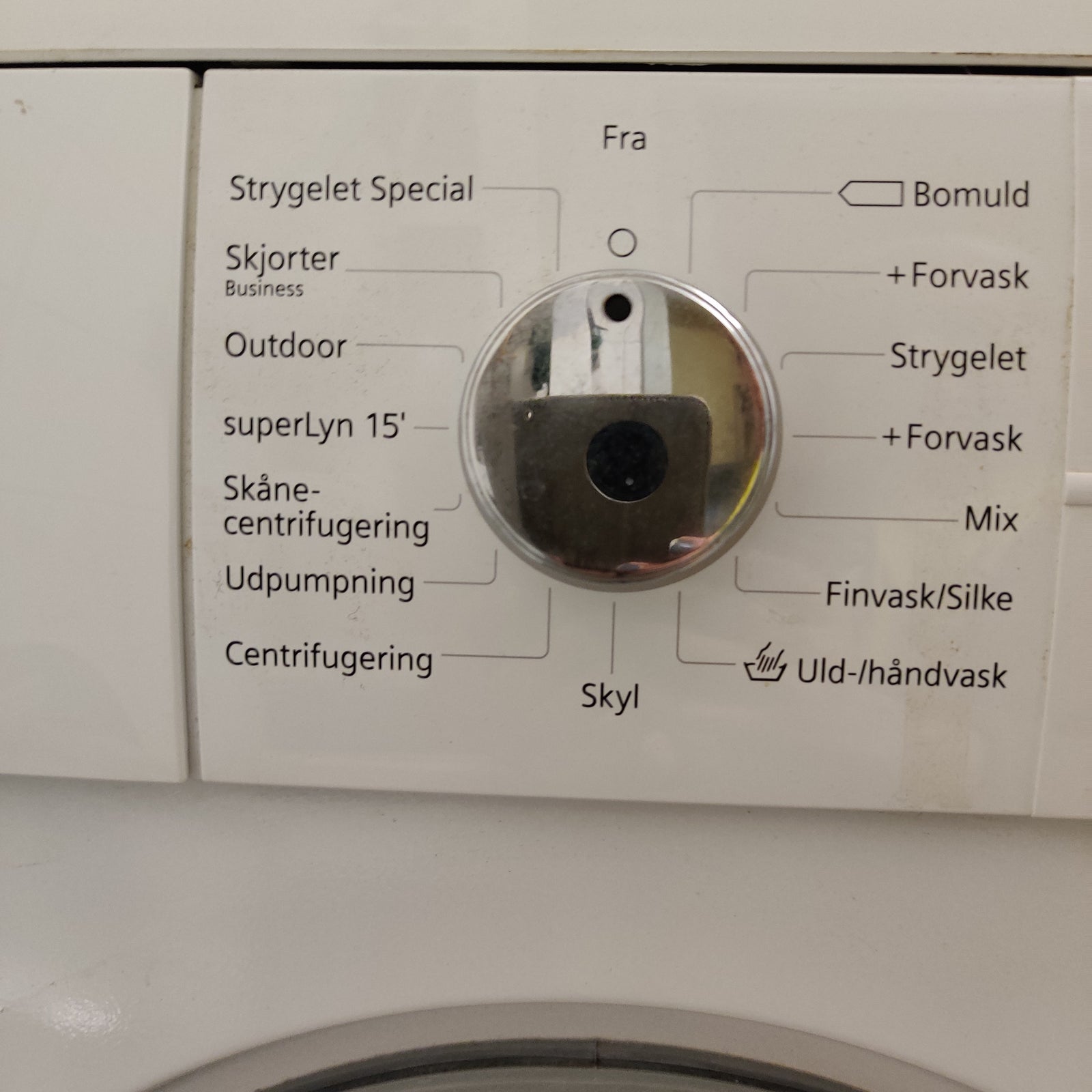 Siemens vaskemaskine, frontbetjent, 1400 omdr./min.