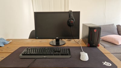 Komplet Gaming Setup (Computer, skærm, mus m.m)