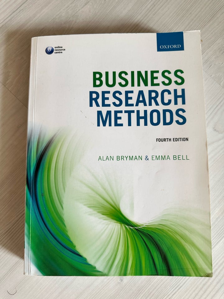 Business Research Methods, Bryman and Bell, emne: