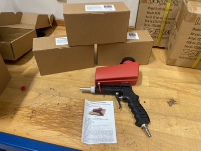 Sprøjtepistol, Sandblæse pistoler 20 stk., ubrugte i original emballage, til lufttryk fra kompressor