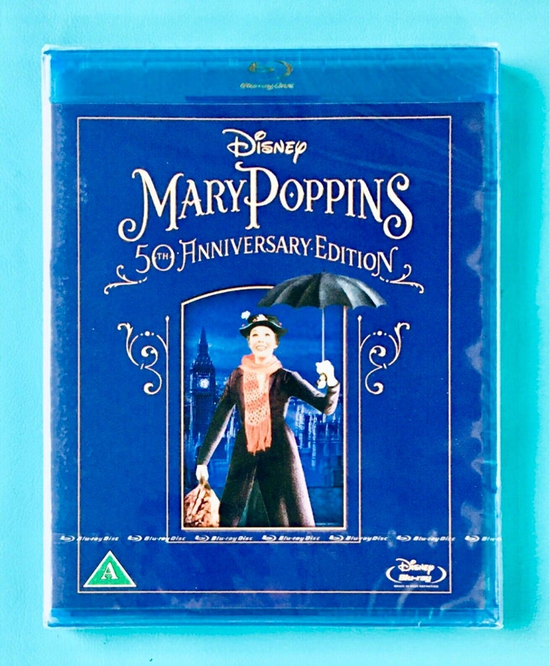 [NY] DISNEY: Mary Poppins 50-års jubilæum, Blu-ray,