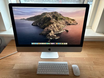 iMac, 27” Late 2013, 3,4 GHz, 24 GB ram, 1000 GB harddisk, God, Stadig utrolig hurtig og fin iMac me